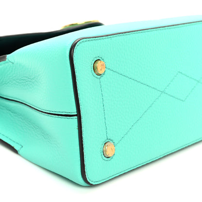 Mulberry Small Classic Grain Calfskin Mini Seaton Aqua Green 8 of 9