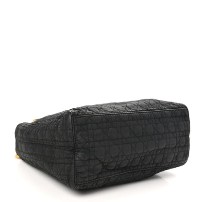 Christian Dior Nylon Cannage Medium Lady Dior Black 4 of 12