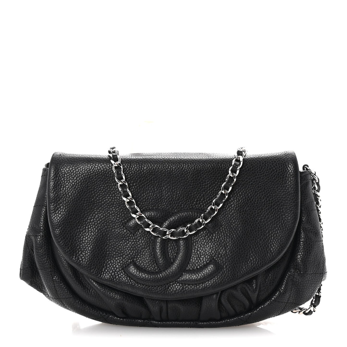 Caviar Half Moon Wallet On Chain WOC Black