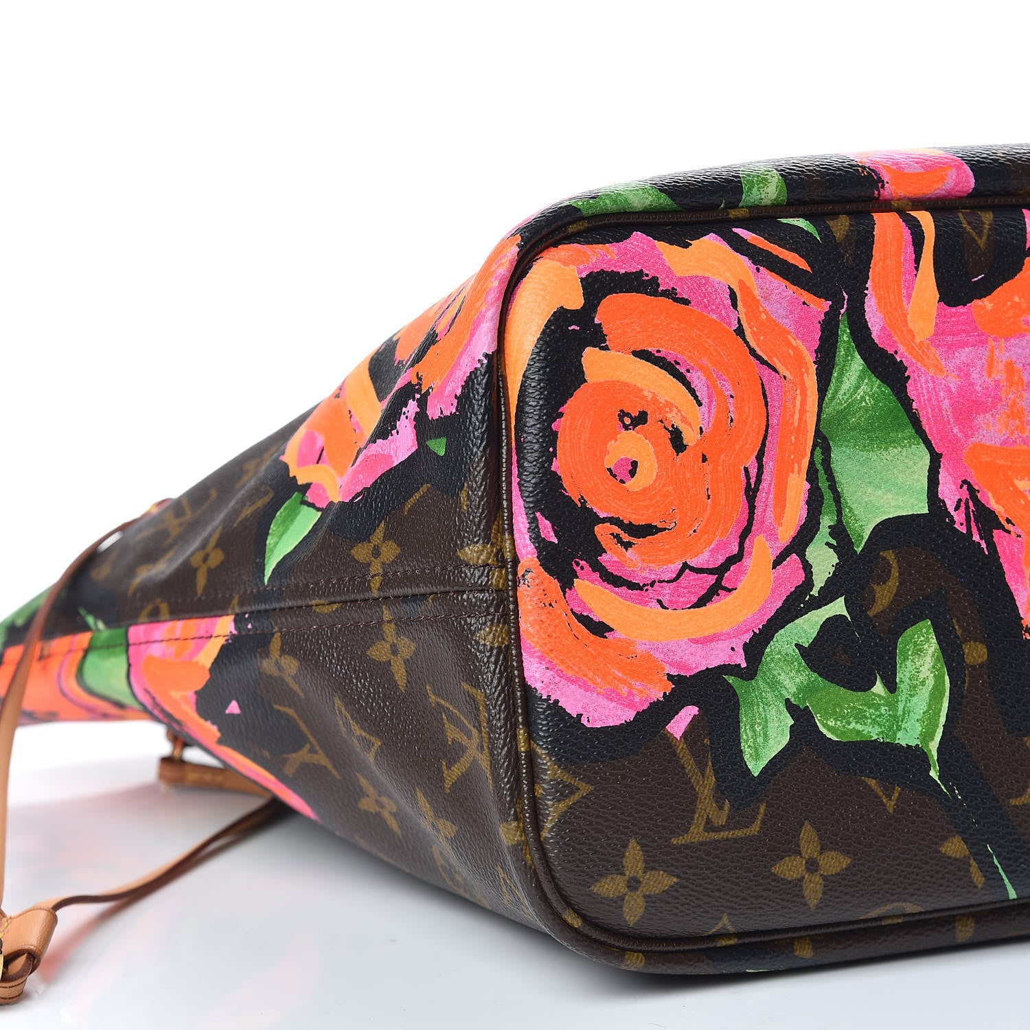 Louis Vuitton Monogram Roses Neverfull MM 9 of 11