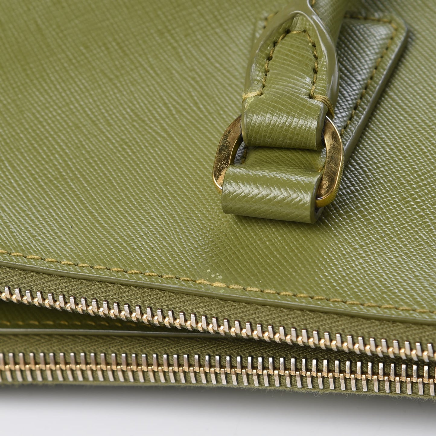 Saffiano Large Galleria Double Zip Tote Edera