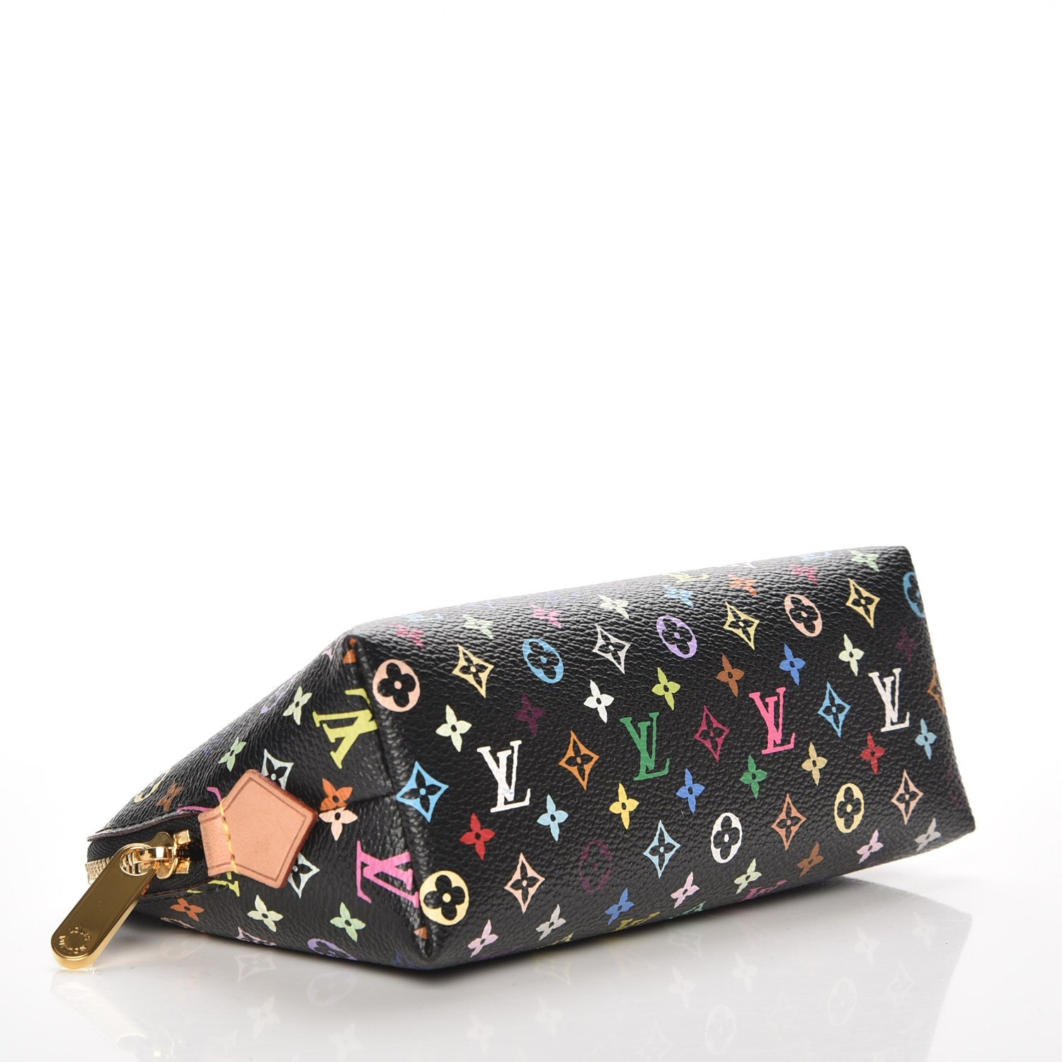 Louis Vuitton Monogram Multicolor Cosmetic Pouch Black Grenade 4 of 7