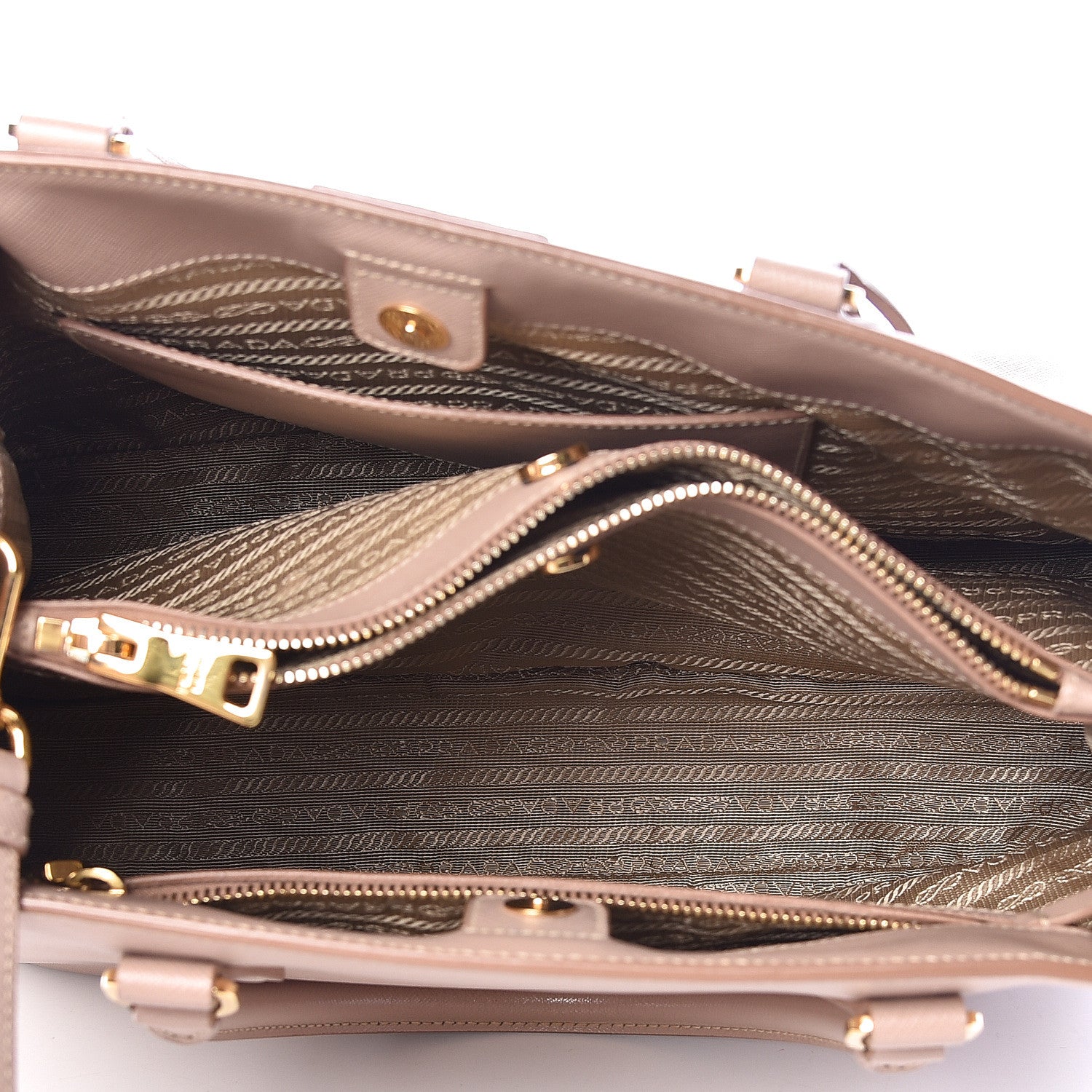 Prada Saffiano Lux Medium Tote Cammeo 5 of 17