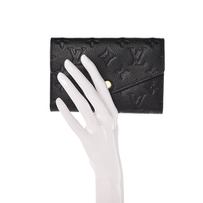 Louis Vuitton Empreinte Compact Curieuse Wallet Black 2 of 7