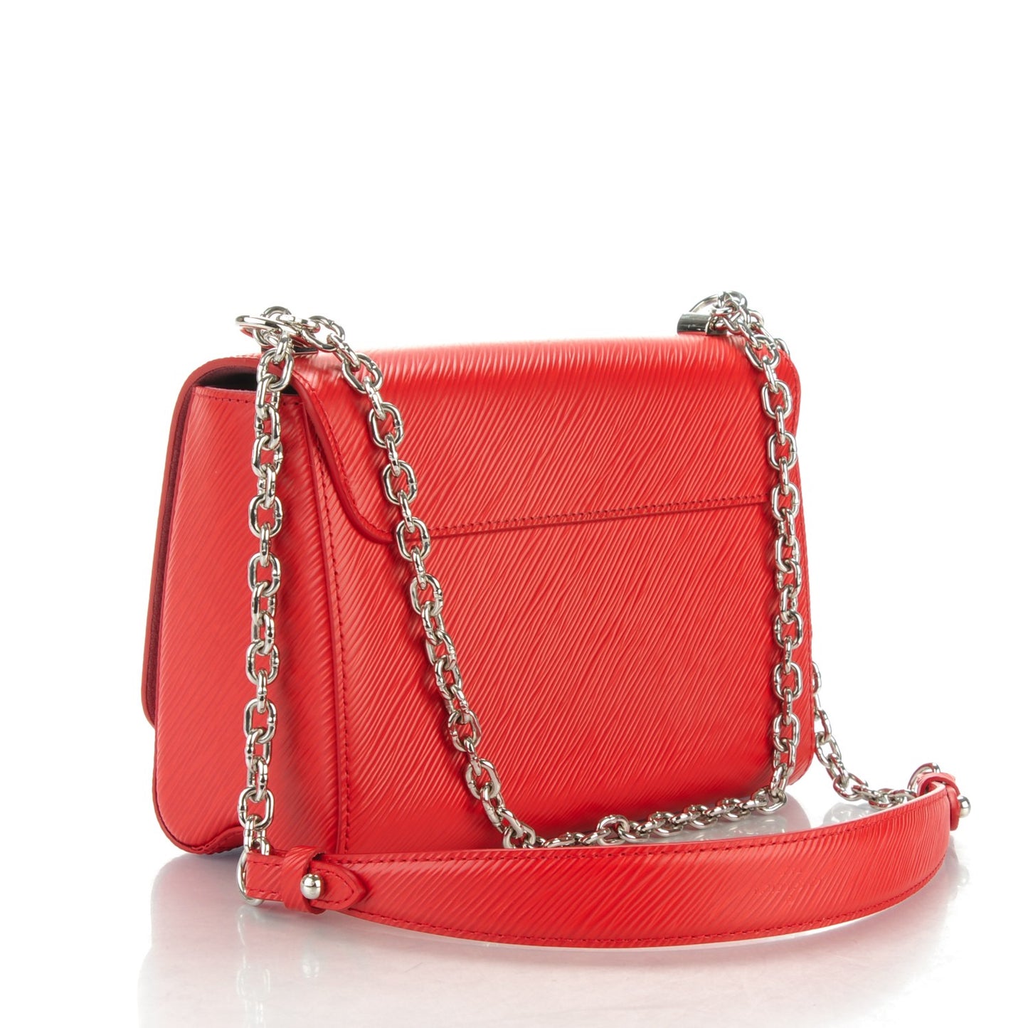 Epi Twist Shoulder Bag MM Coquelicot