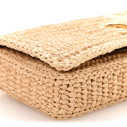 Celine Raffia Calfskin Multipochette Natural 10 of 12