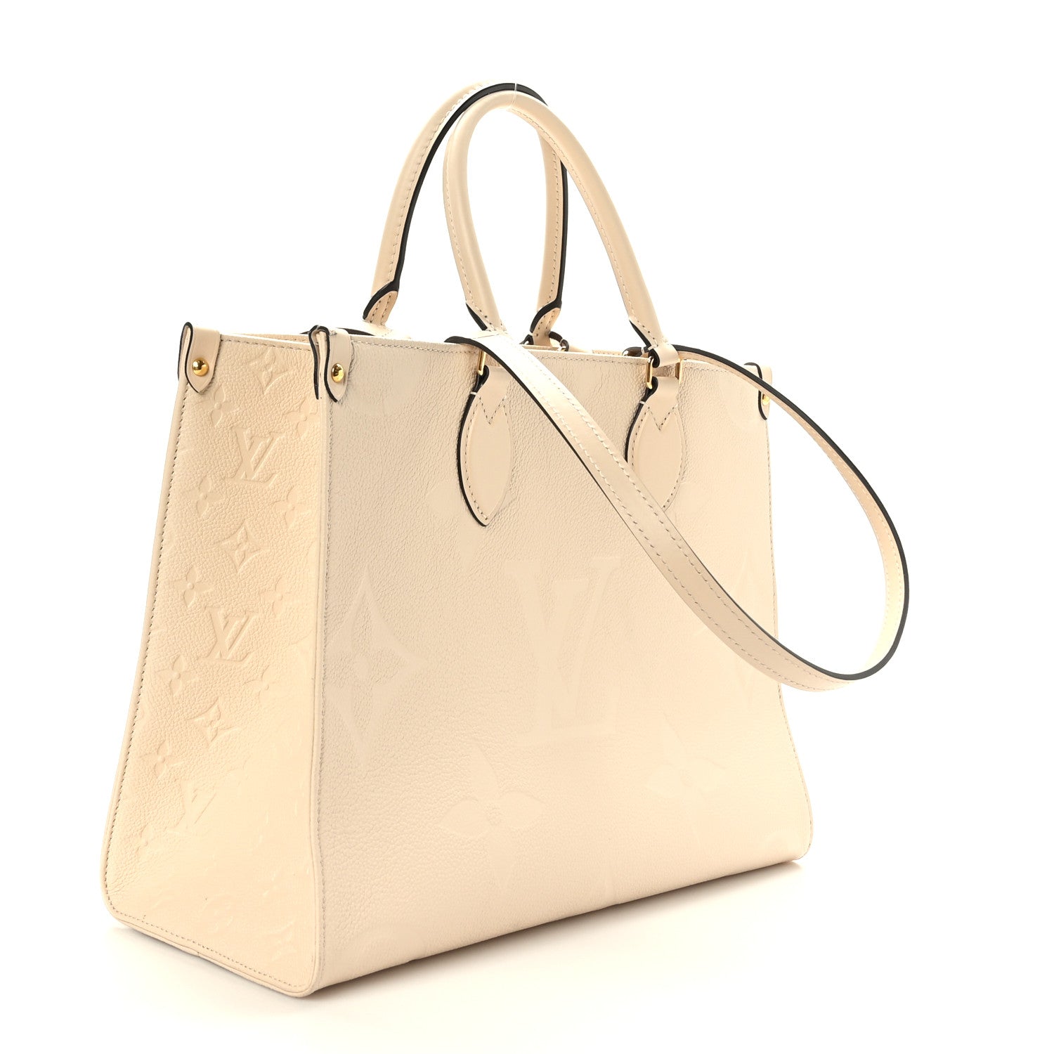 Louis Vuitton Empreinte Monogram Giant Onthego MM Creme 3 of 13