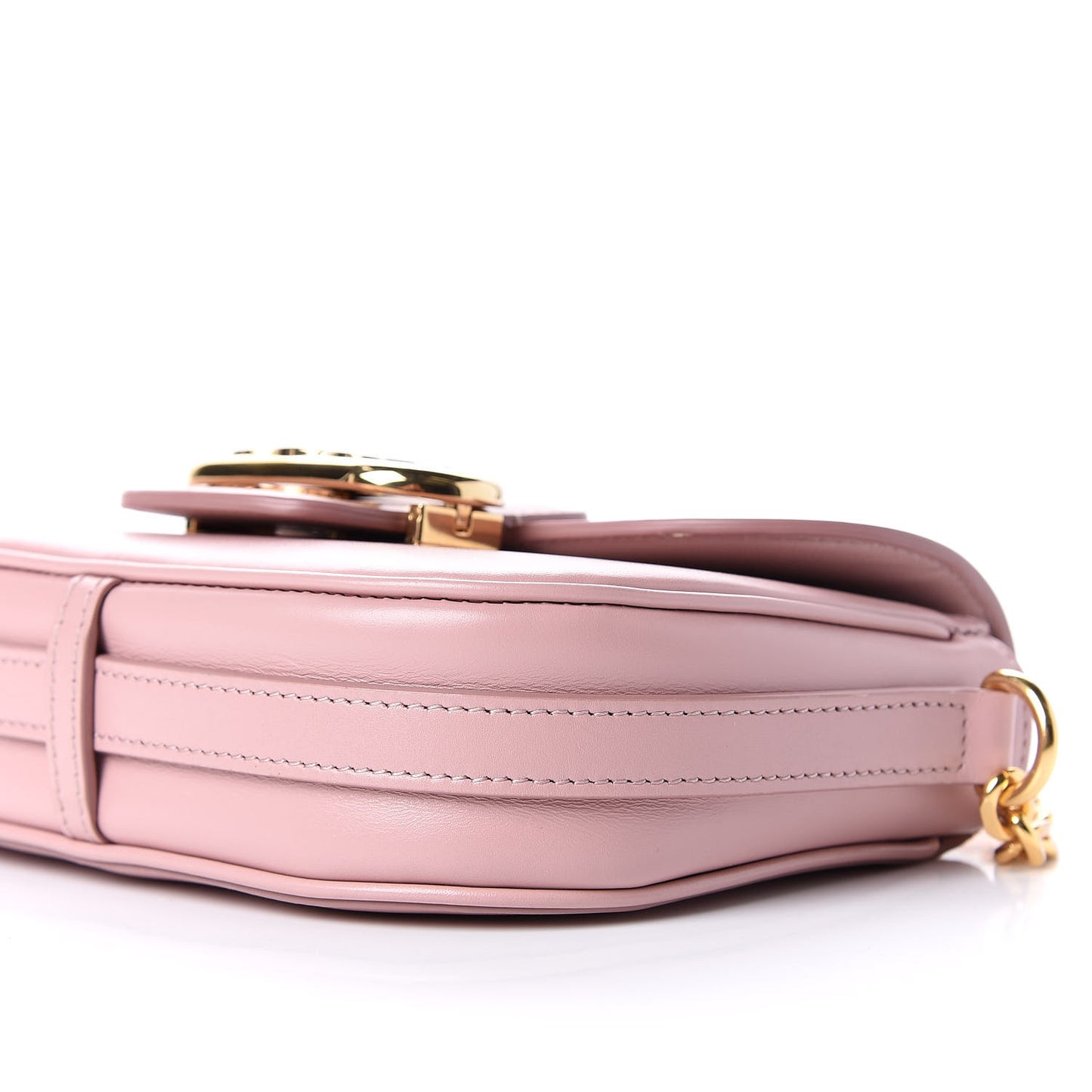 Shiny Calfskin Small Chain Maillon Triomphe Vintage Pink