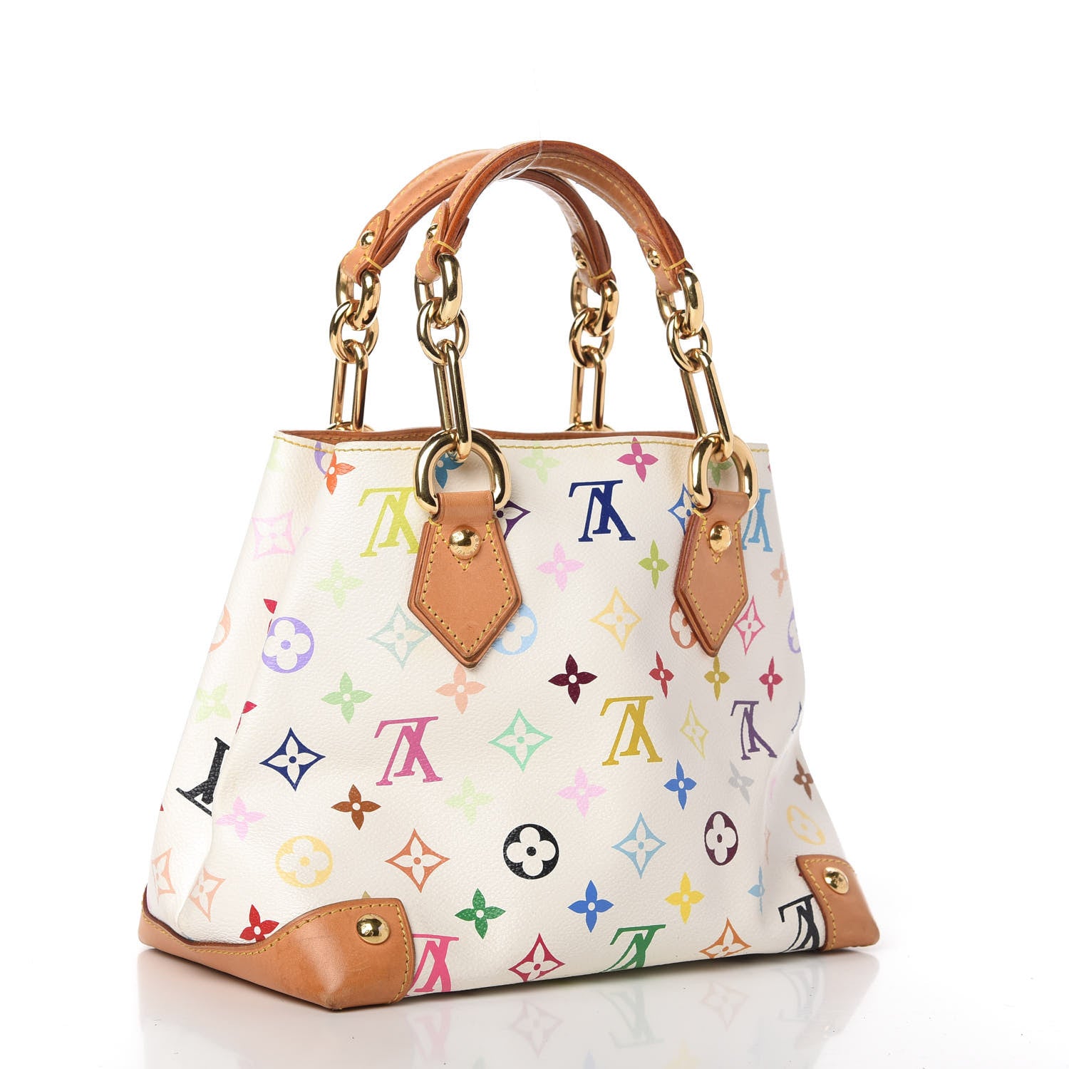Louis Vuitton Monogram Multicolor Audra White 3 of 10