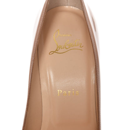 Christian Louboutin Patent Yootish 100 Pumps 37.5 Nude 7 of 8