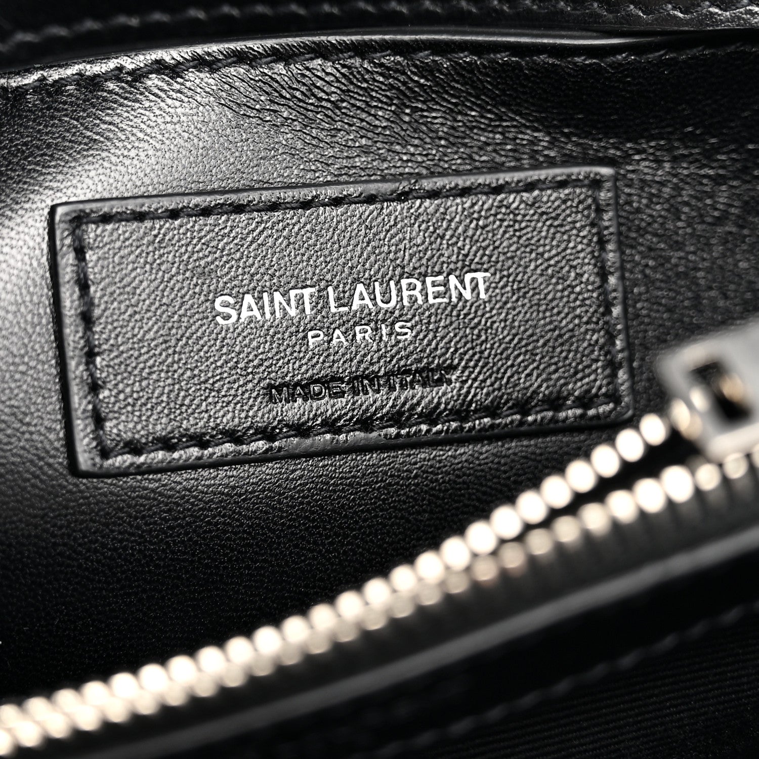 Saint Laurent Calfskin Y Quilted Monogram Small Loulou Chain Satchel Black 6 of 10