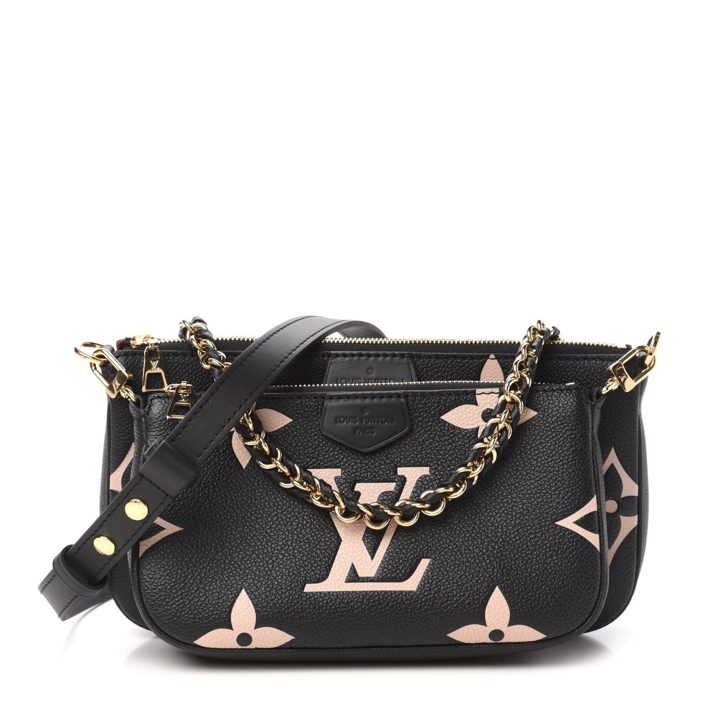 Empreinte Monogram Giant Multi Pochette Accessories Black Beige