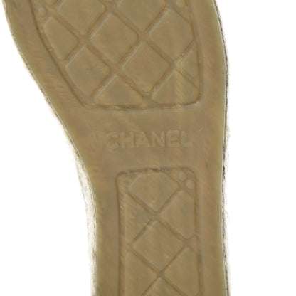 Chanel Lambskin CC Espadrilles 39 White 7 of 11