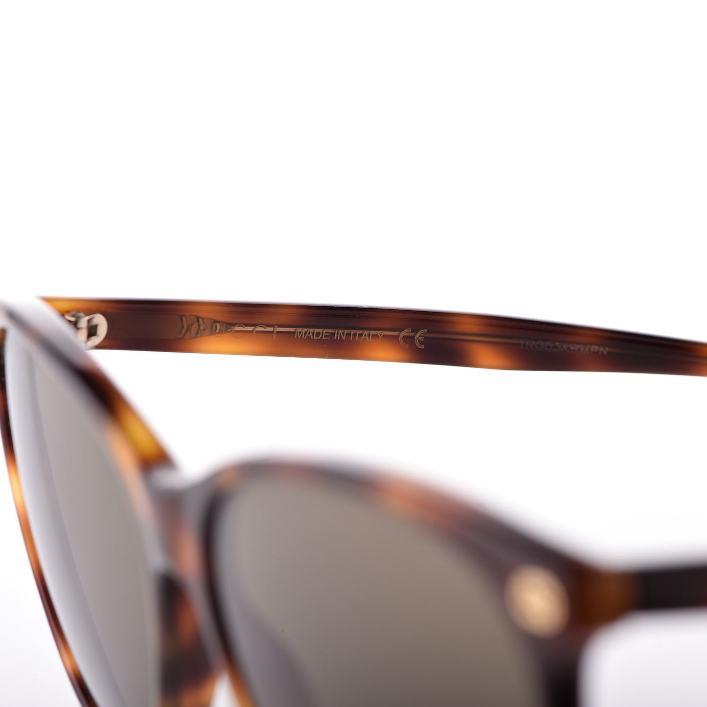 Acetate Round GG Sunglasses GG0024S Tortoise