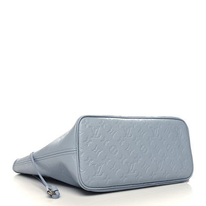 Louis Vuitton Empreinte Monogram Giant Neverfull MM Blue Hour 5 of 11