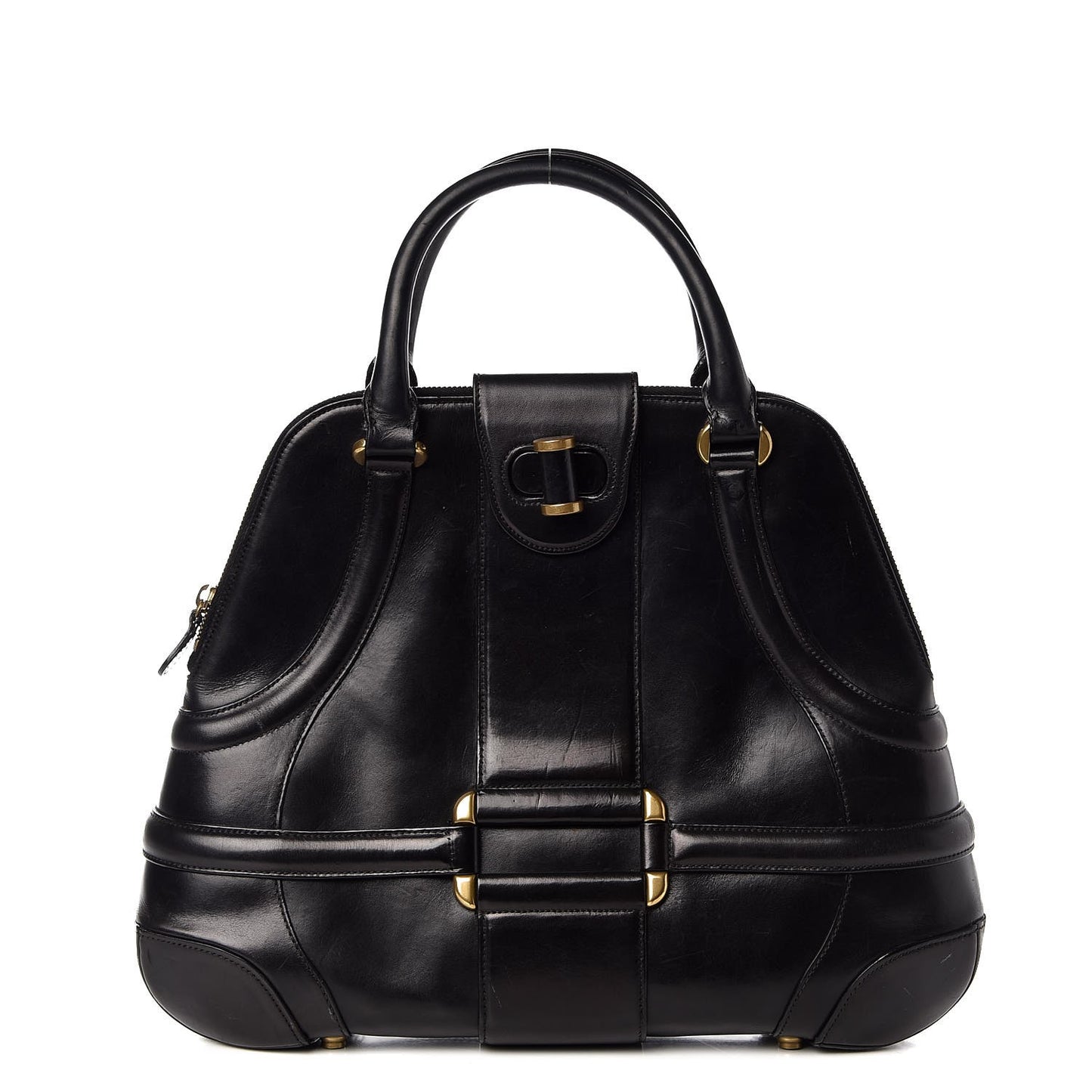 ALEXANDER MCQUEEN Calfskin Large Novak Black