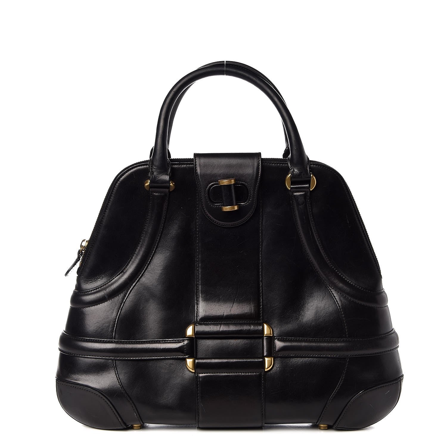 Alexander Wang ALEXANDER MCQUEEN Calfskin Large Novak Black 1 of 20