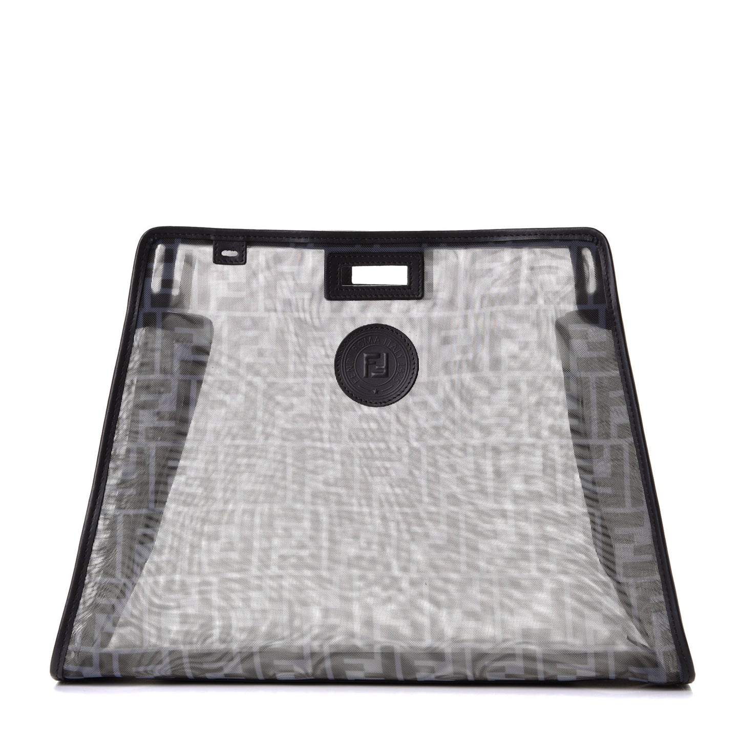 Mesh Vitello Century FF 1974 Medium Peekaboo Defender Cover Azzurro Black Ebano
