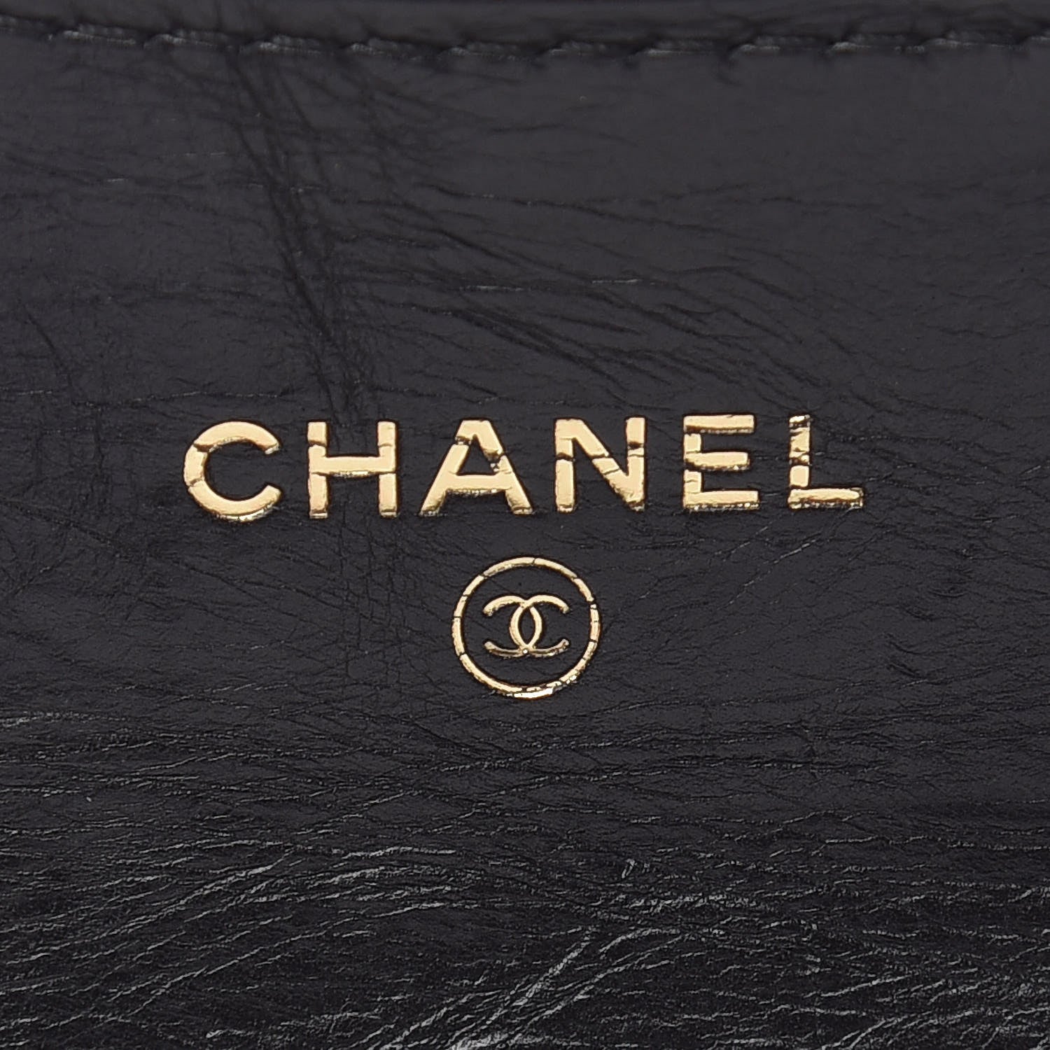 Chanel Aged Calfskin Quilted Reissue Flap Card Holder Black 6 of 9
