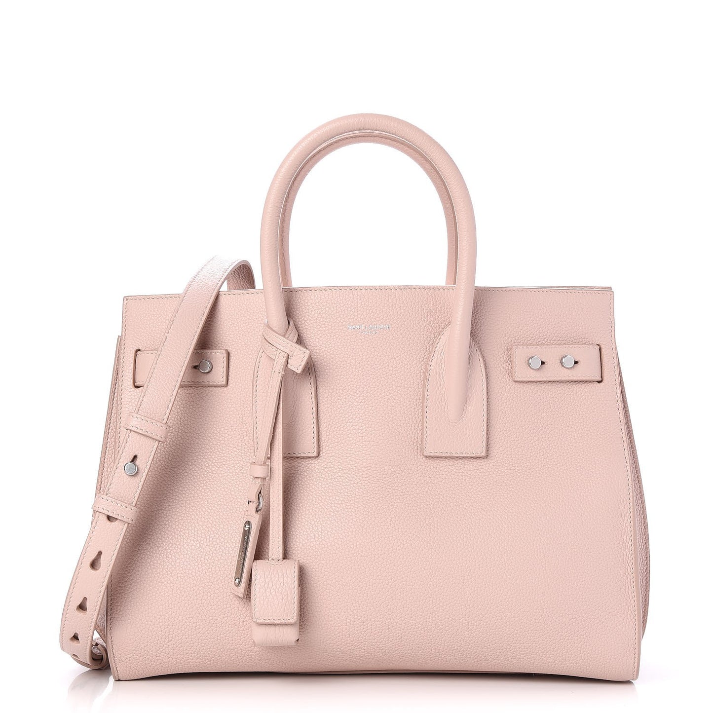 Grained Calfskin Small Supple Sac De Jour Rose