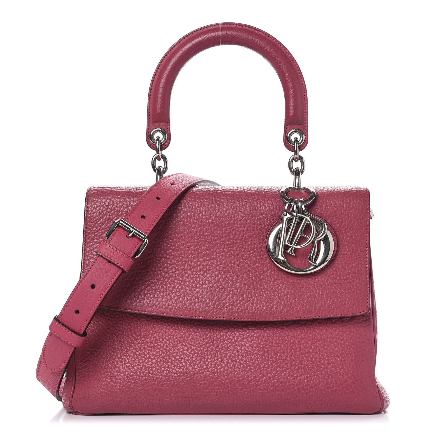 Christian Dior Bullcalf Small Be Dior Flap Fraise Tangerine 1 of 17