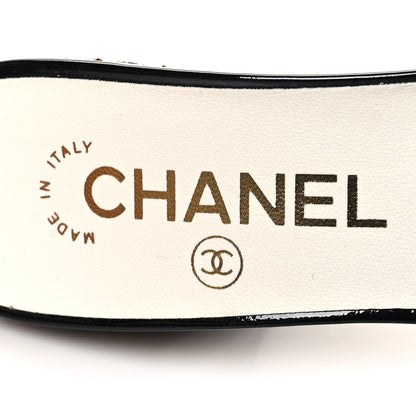 Chanel Glitter Ankle Strap Sandals 37 Multicolor 8 of 9