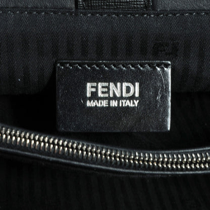 Fendi Saffiano Monster Colorblock Petite 2Jours Tote Black 8 of 10