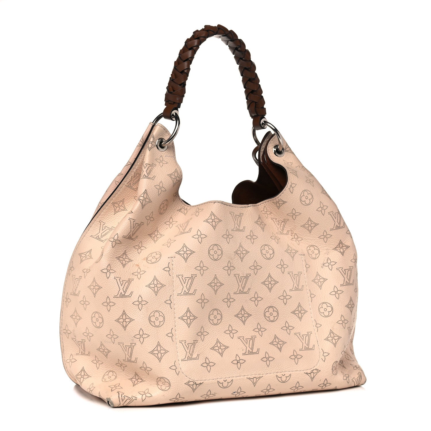 Louis Vuitton Mahina Carmel Hobo Creme 3 of 20