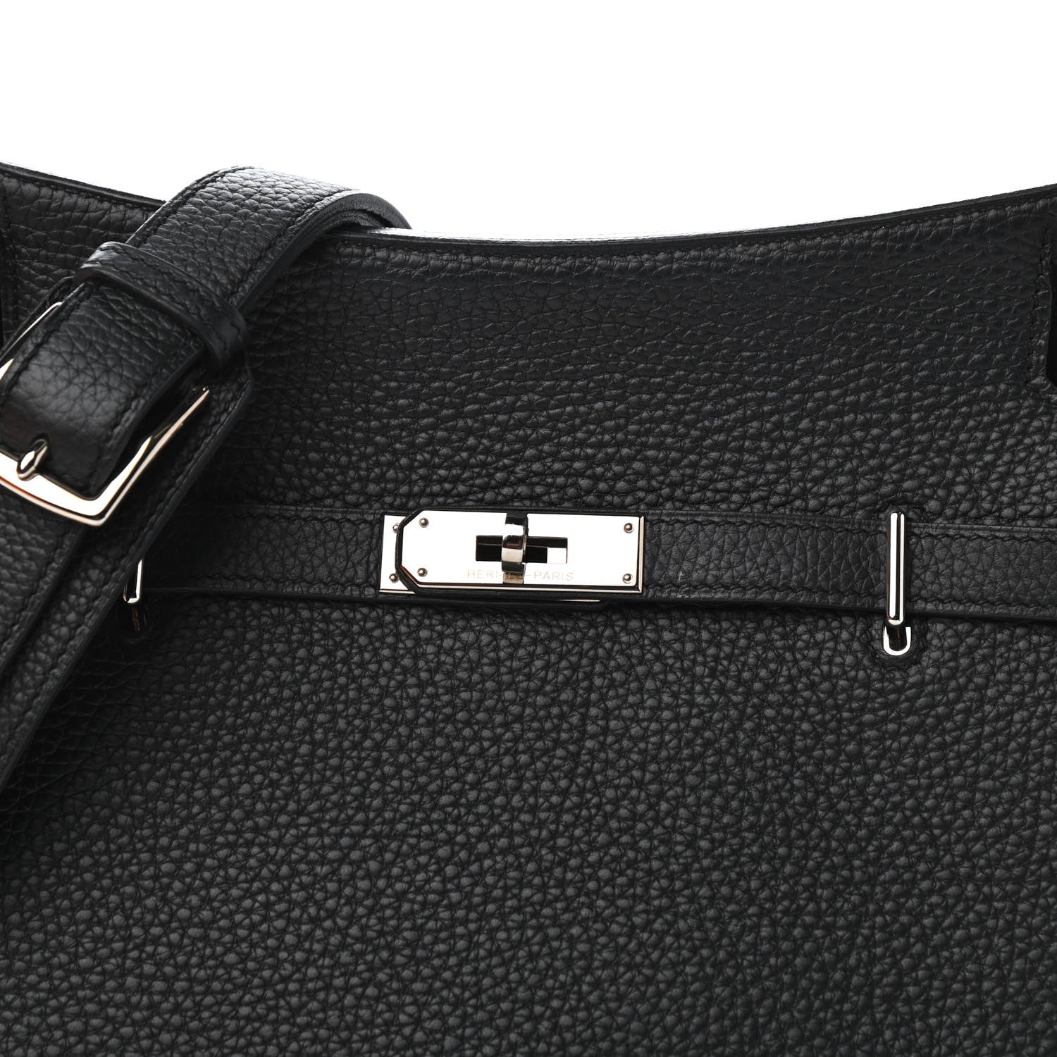 Hermes Taurillon Clemence Jypsiere 28 Black 9 of 10