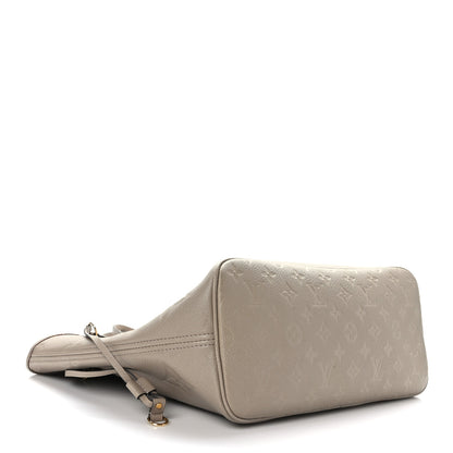 Louis Vuitton Empreinte Monogram Giant Neverfull MM Tourterelle 5 of 9