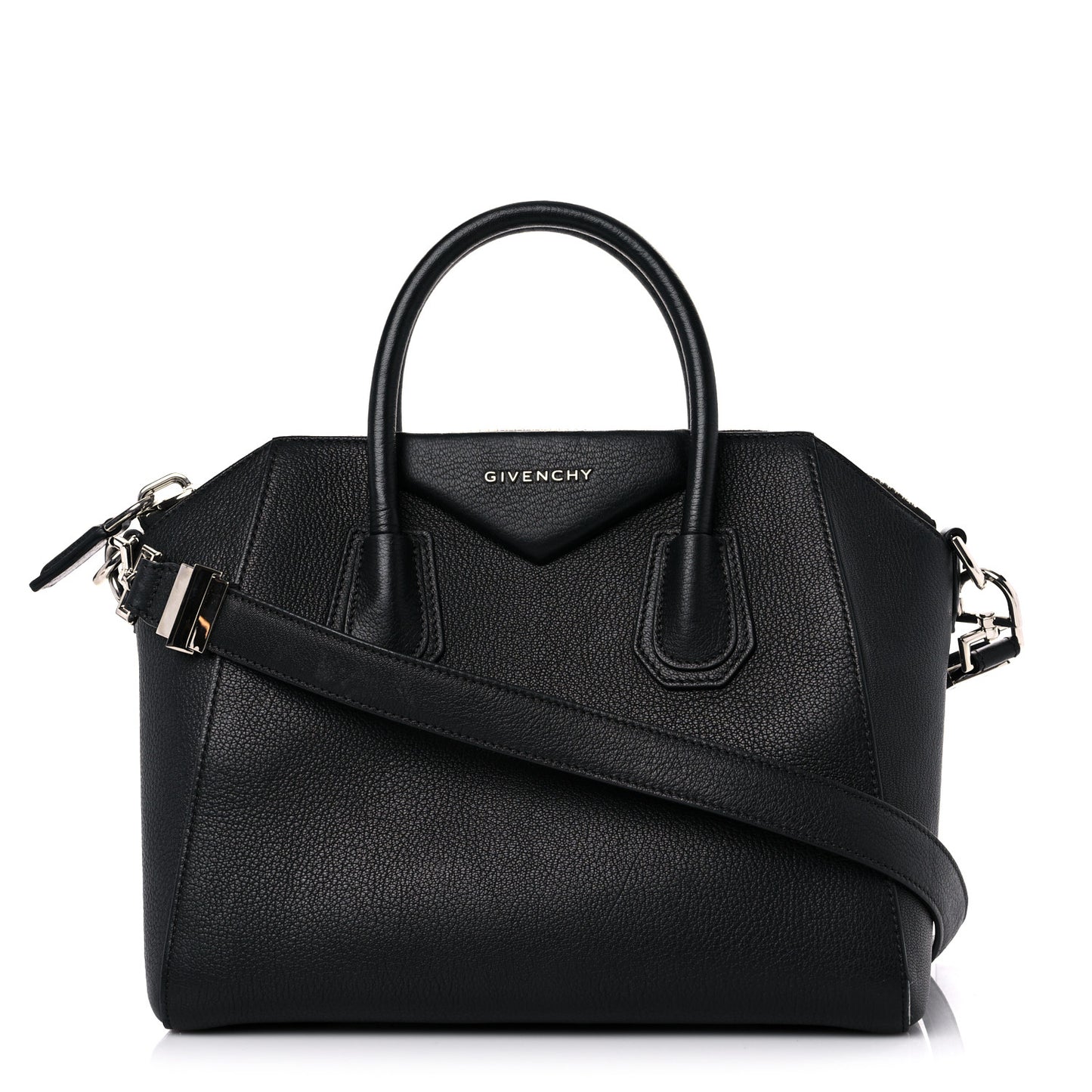 Sugar Goatskin Small Antigona Black