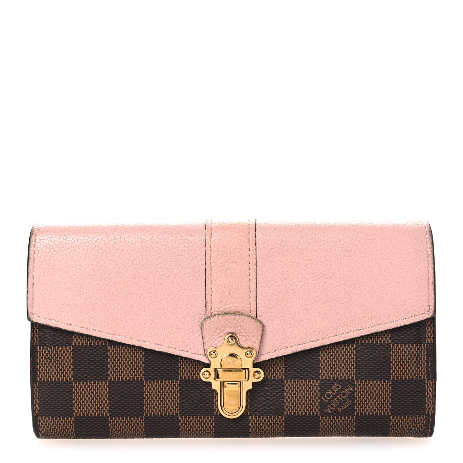 Louis Vuitton Damier Ebene Clapton Wallet Magnolia 1 of 7