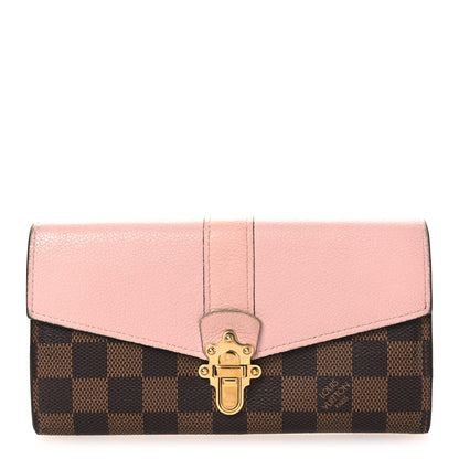 Louis Vuitton Damier Ebene Clapton Wallet Magnolia 1 of 7