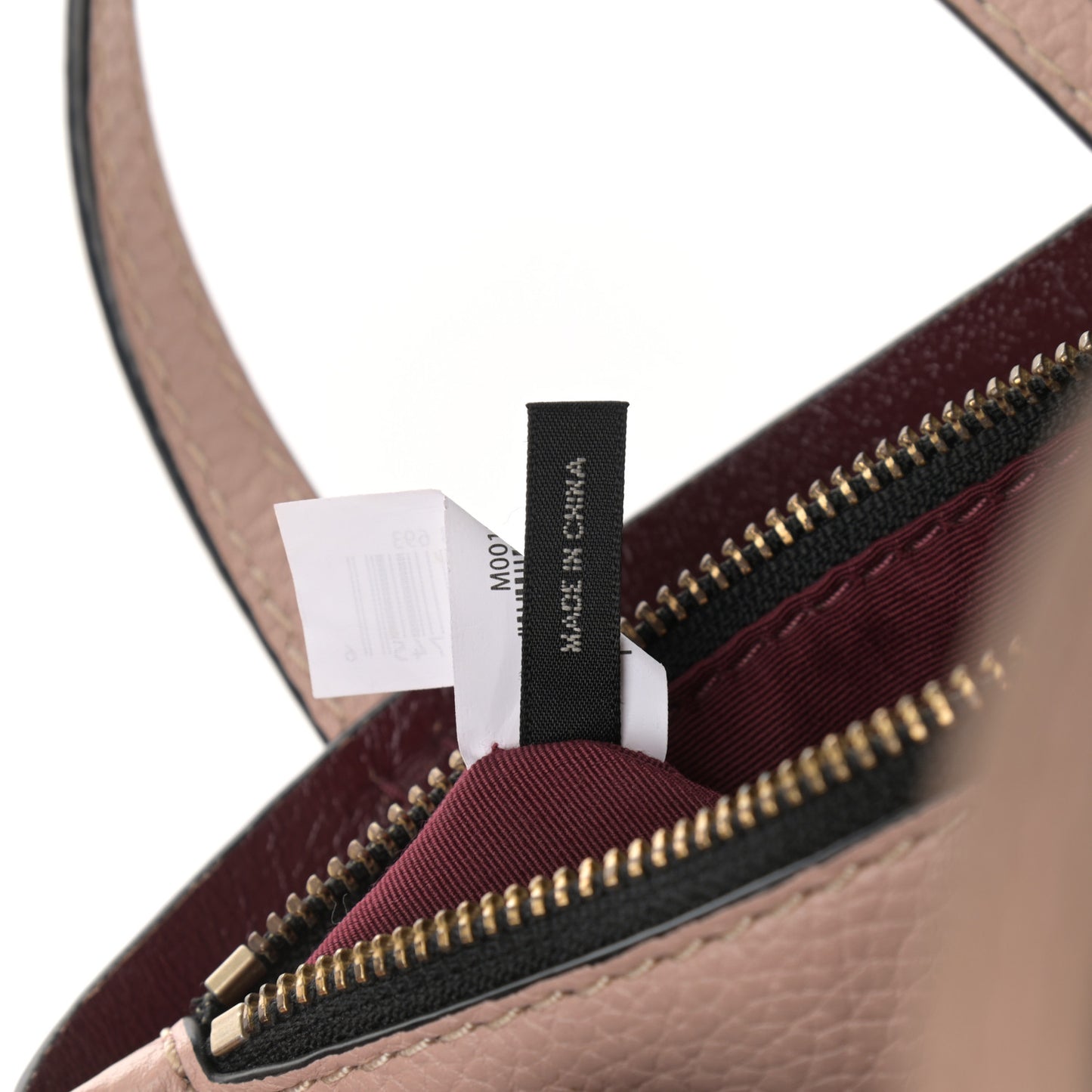 Pebbled Calfskin Mini Grind Tote Pink