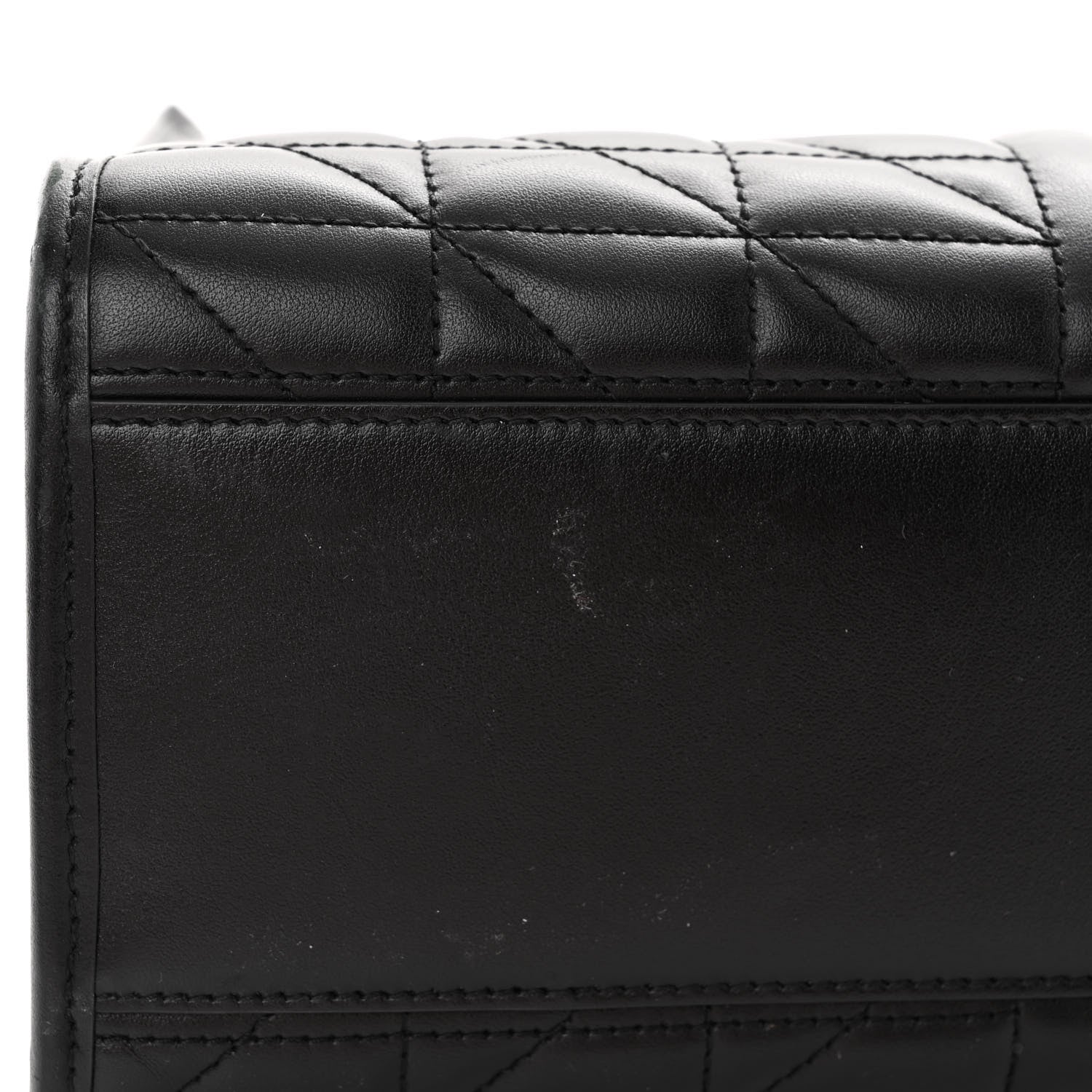 Gucci Calfskin Matelasse Aria Medium GG Marmont Shoulder Tote Black 10 of 11