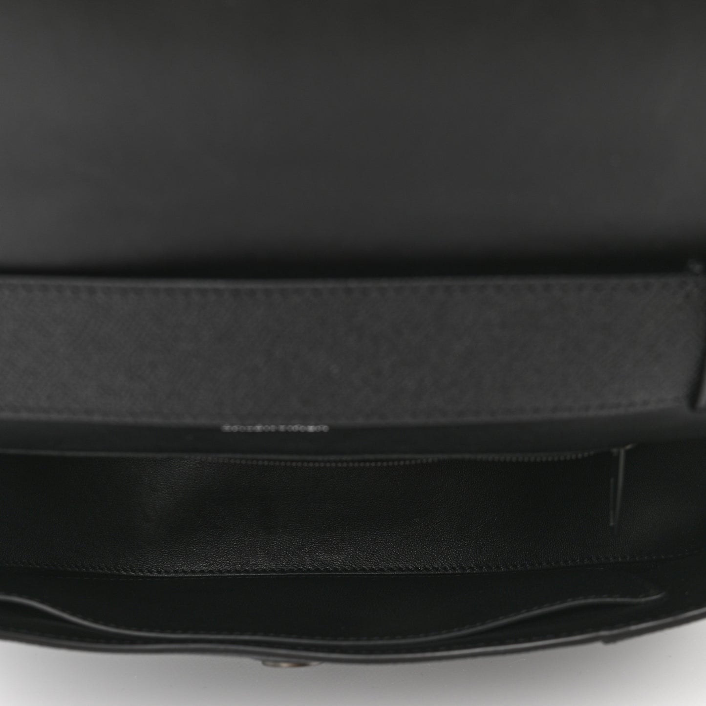 Grained Calfskin Monochrome M Downtown Shoulder Bag Black