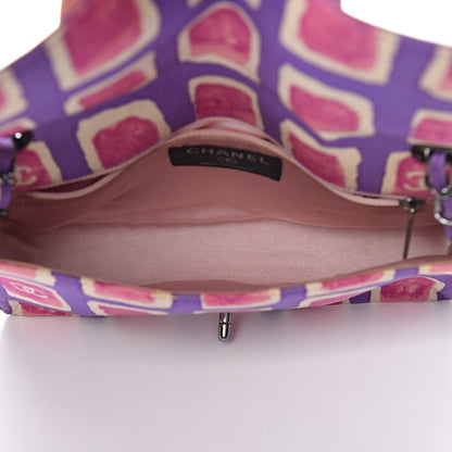 Chanel Nylon Printed Small Flap Purple 7 of 24