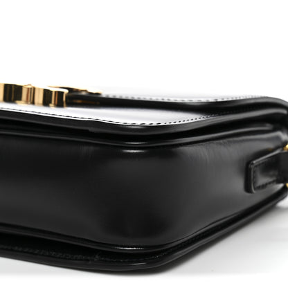 Celine Shiny Calfskin Teen Triomphe Black 9 of 10