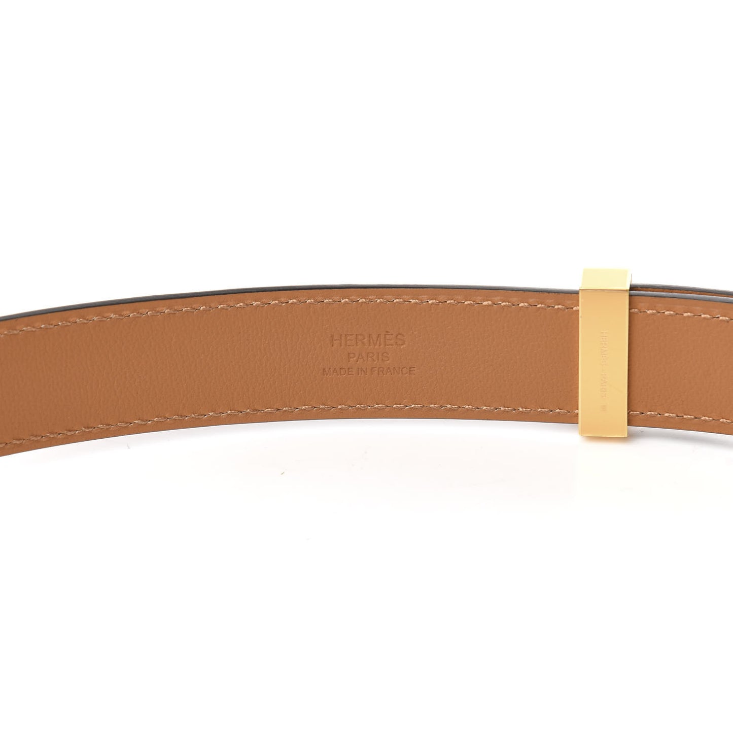 Madame Calfskin 24mm Collier De Chien Belt Gold