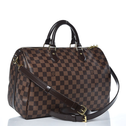 Louis Vuitton Damier Ebene Speedy Bandouliere 35 3 of 10
