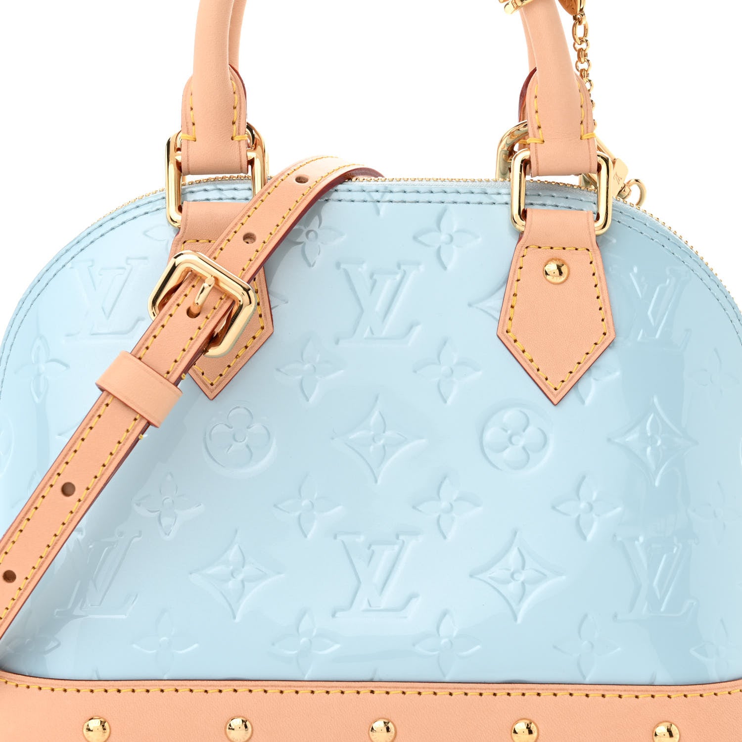 Louis Vuitton Vernis Hairclip Alma BB Sky 7 of 10