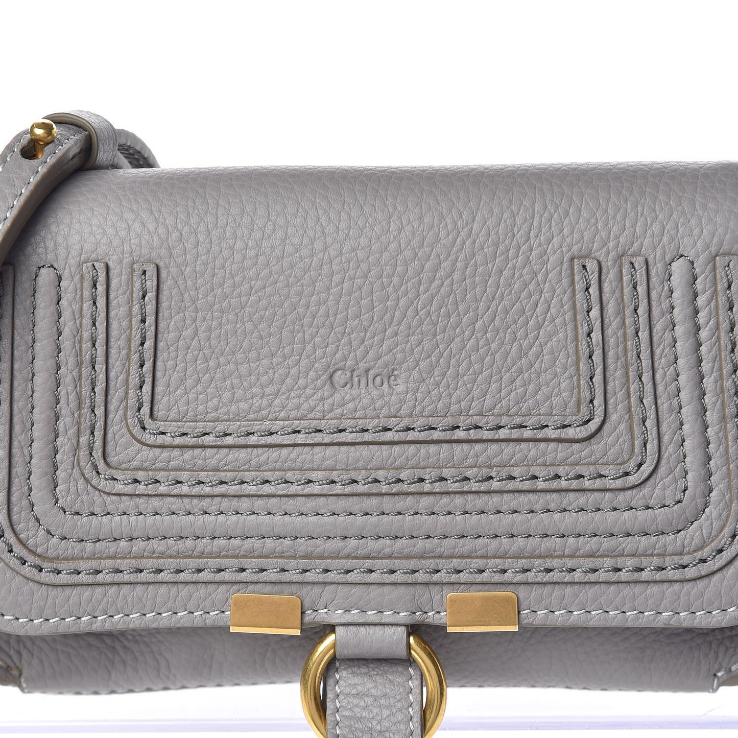 Calfskin Marcie Convertible Belt Bag Cashmere Grey