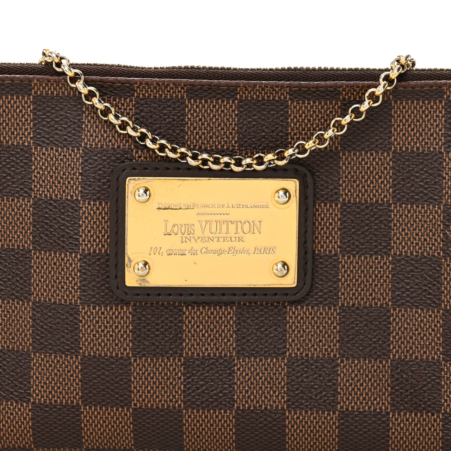 Damier Ebene Eva Clutch