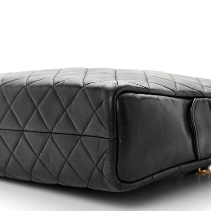 Chanel Lambskin Quilted Shoulder Bag Black 11 of 11