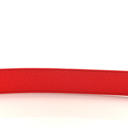 Louis Vuitton Calfskin Monogram 30mm LV Initiales Reversible Belt 75 30 Coquelicot 5 of 6