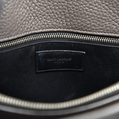 Saint Laurent Grained Calfskin Small Sac De Jour Dark Anthracite 9 of 10