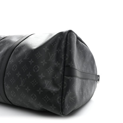 Louis Vuitton Monogram Eclipse Keepall Bandouliere 55 9 of 9