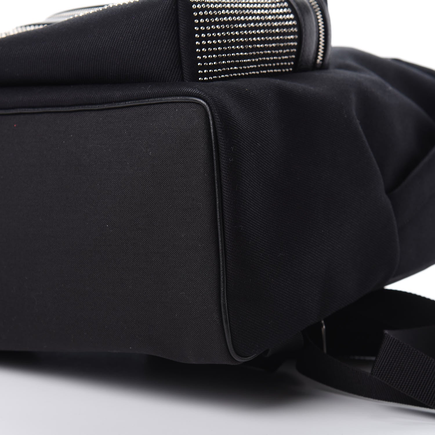 Saint Laurent Canvas City Studded Backpack Black 699287 – FASHIONPHILE