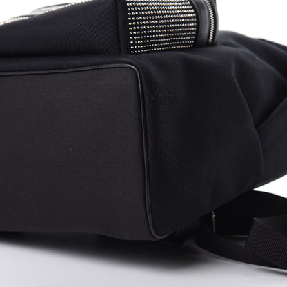 Saint Laurent Canvas City Studded Backpack Black 9 of 9
