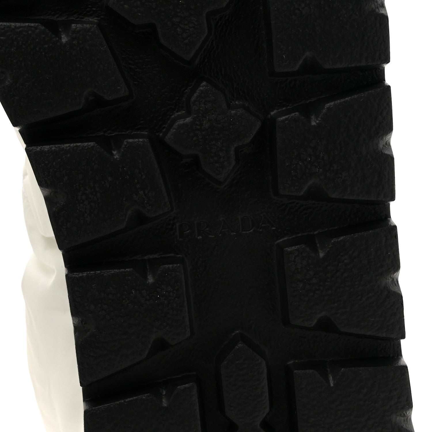 Prada Re-Nylon Piuma Triangle Logo Padded Drawcord 20mm Snow Boots 40 White 7 of 10